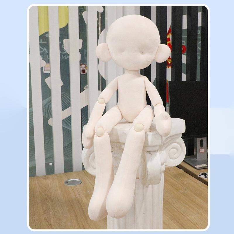 60cm Undressed Ball Jointed Doll Changeable Nude Cotton Doll For Creative Play And Fun Activity For Adult Kids Collector