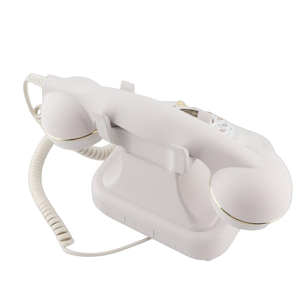 Vintage Telephone Sound Guestbook Function Decorative Retro Landline for Home Wedding Party