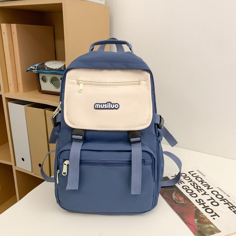 Large Capacity Waterproof Backpack Women's Multifunctional Nylon Backpack Unisex Student Schoolbag