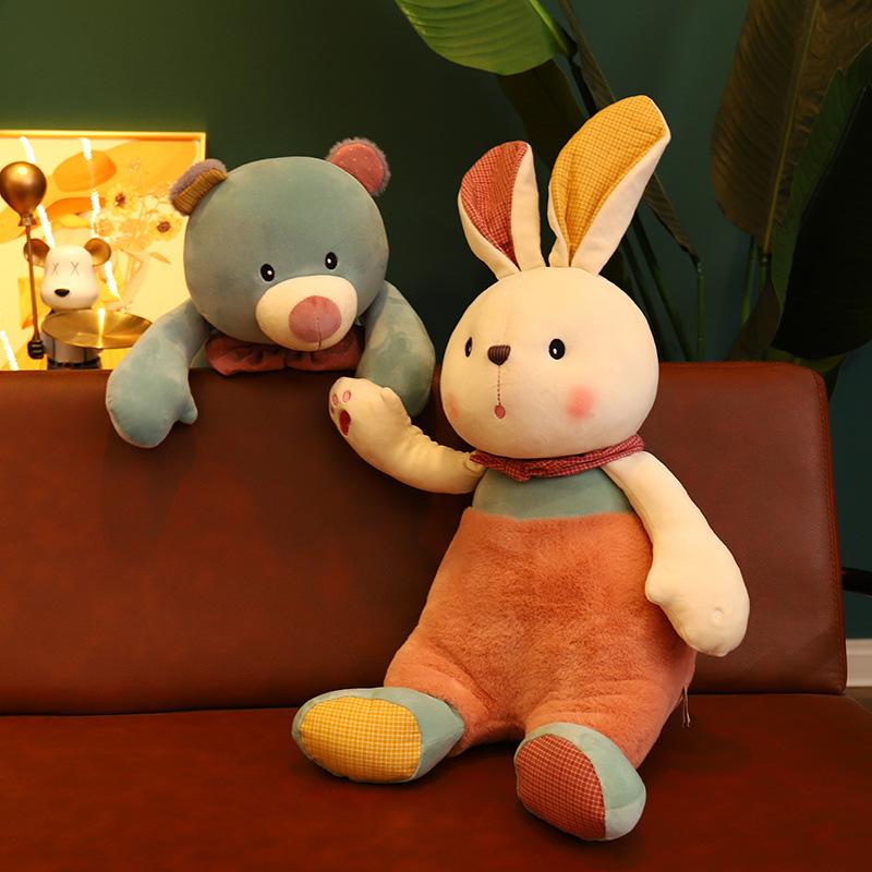 Süßer Hase, Süß, Warmer Und Sonnenschein Bär Puppe, Stoffpuppe, Kinderbett, Beruhigendes Und Schlafendes Spielzeug Geschenk
