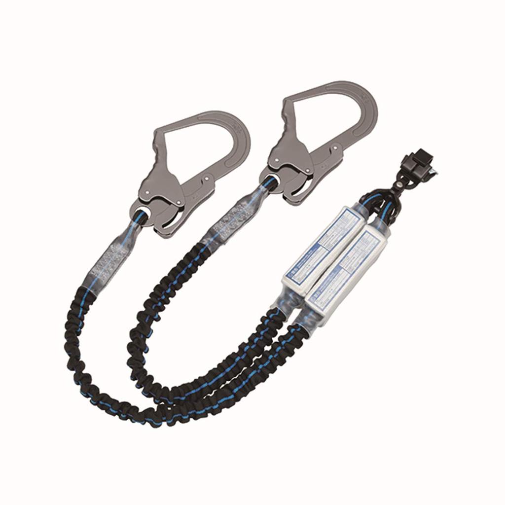 KH 2-Hooked Accordion Sword Steel Pedal 17 Black/Blue Line W1SPWB-17