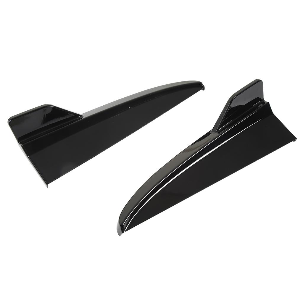 1 Pair Rear Bumper Lip Diffuser Tail Side Splitter Replacement for C‑Class W205 C43  ‑Line 2015‑2021