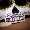 Masquerades Mask Mexicans Day of The Deads Sugar Skull Mask with Rose Decorations Fancy Dress Rose Suger Skeleton Mask