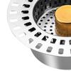 Drain Basket for Kitchen and Bathroom with Food Catcher Feature