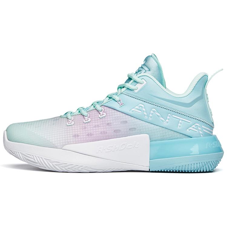 ANTA Shock The Game 4.0 Basketball Shoes Light Blue Men s 112141633S-1 EU 43