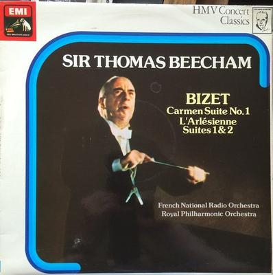 LP Record SIR THOMAS BEECHAM, GEORGES BIZET, - Carmen Suite No. 1 / L'Arlésienne S SXLP30276 His Master's Vo 1979 UK Classical Used