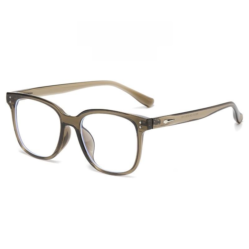 

Tr90 Square Blue Light Blocking Glasses With Resin Lenses For Casual And Office Wear TeaGreen