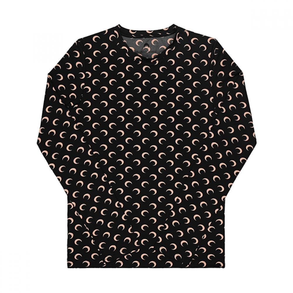 Marincer Mto116a Cjer0001 It99 Moon All Over Print Second Skin Men S Long Sleeve Tee