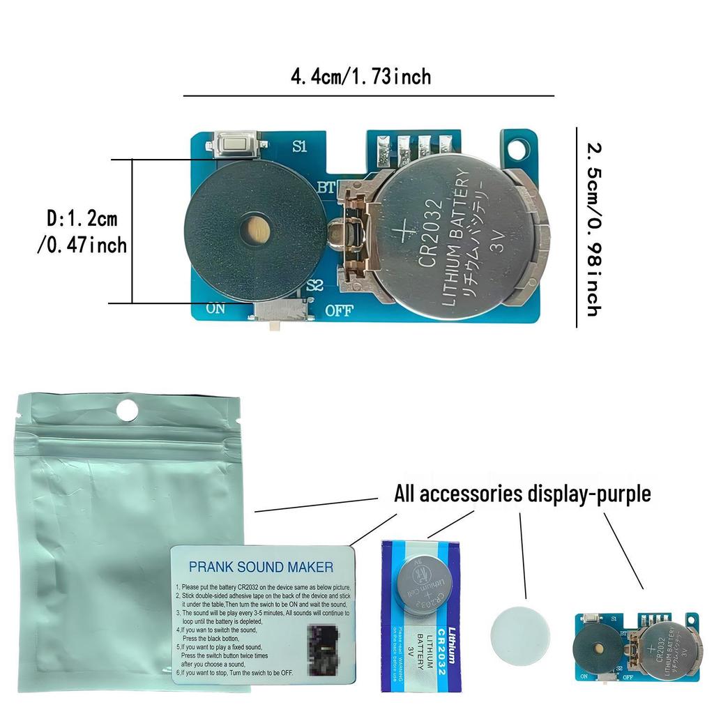 Cross-Border Exclusive Hidden Prank Noise Maker Stress Relief Toy