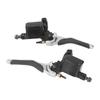 Pair Motorcycle Left Right Brake Handle Lever with Oil Can Aluminum Alloy CNC Replacement for YQ50 Aerox 1997‑2013