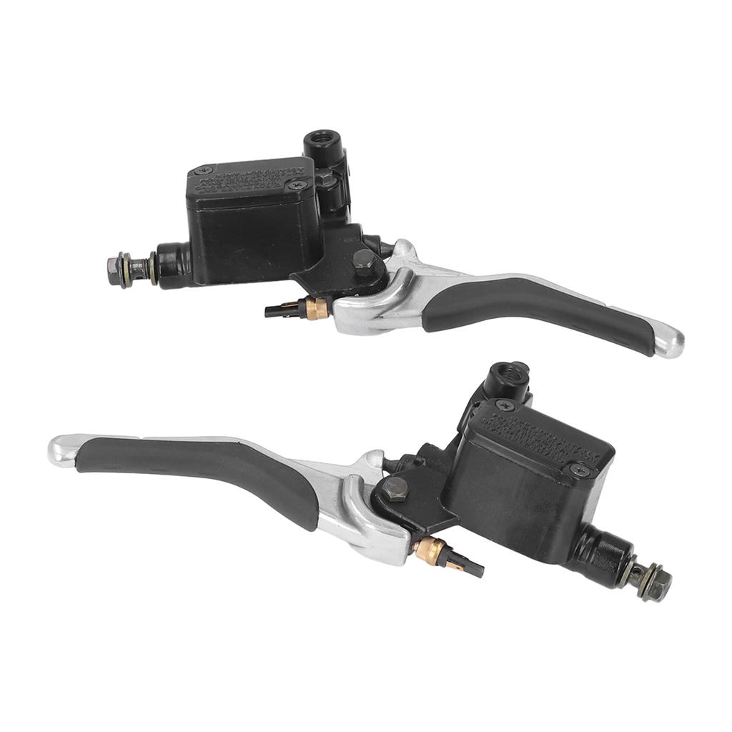 Pair Motorcycle Left Right Brake Handle Lever with Oil Can Aluminum Alloy CNC Replacement for YQ50 Aerox 1997‑2013