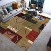 Stylish Geometric lines Washable Modern 3D Printing Carpet Mat for Living Room Bedroom Toilets Home Decoration Rugs
