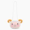 Módní dětská crossbody taška s motivem malého pandího kočky, peněženka na mince pro dívky