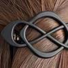 2Pcs Vintage Hair Barrettes French Style Hair Clips Women Girls