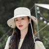 New Spring Summer Women Bucket Hat Waterproof Foldable Large Brim Sun Hat Hangable Outdoor Mountain Camping UV Protection Basin Cap