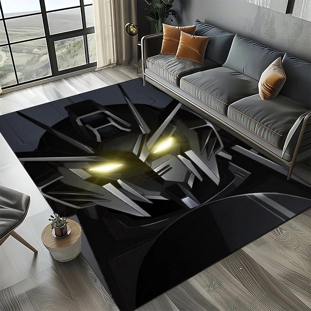 27 Style New Gundam Cartoon Robot Gift 3D Carpet Rug for Bedroom Living Room Home Sofa Decoration,kid Decor Floor Mat