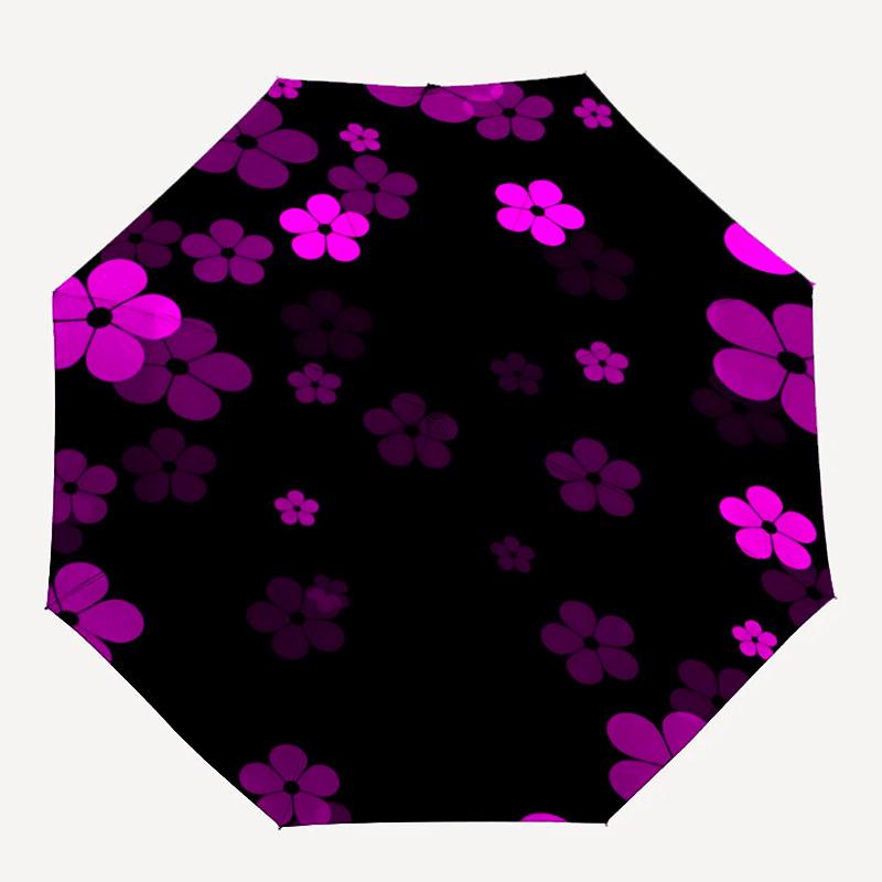1pc Floral Pattern Automatic Open/Close Umbrella, Lightweight for Women/Men, Perfect Gift - for Everyday or Holiday Eventsyy251127076