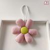 Bonbonfarbene Stoffblume Schlüsselanhänger Niedliche Blumenform Schlüsselanhänger Für Mädchen Rucksack Anhänger Taschen Dekoration Zubehör