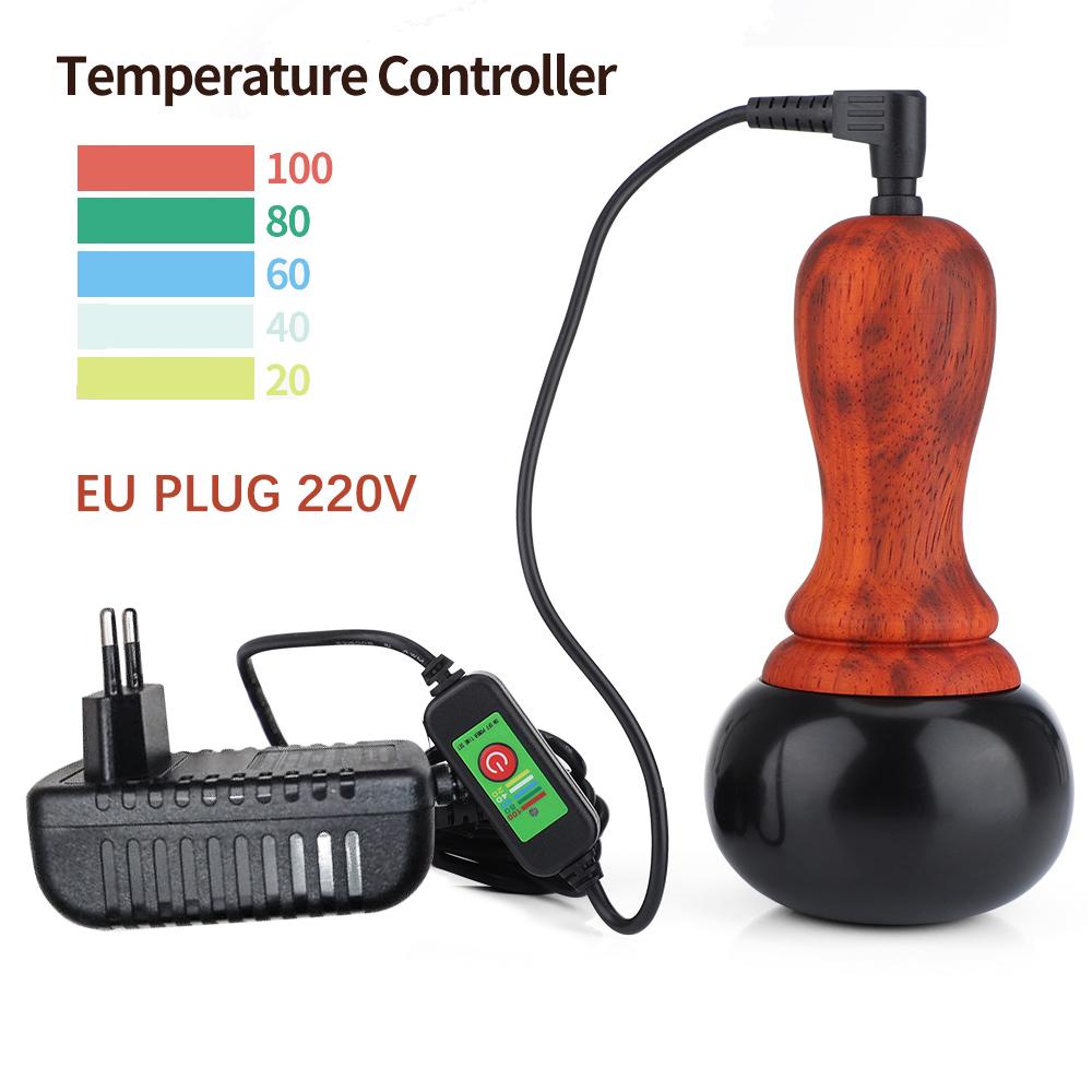 Bianstone Warming Moxibustion Instrument Hot Compress Tuina Tai Chi Ball Home Meridian Hot Stone Guasha Facial Massager 220V