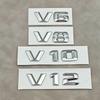 Lettere Cromate ABS Parafango Auto Emblema Laterale V6 V8 V10 V12 Logo Emblema Per W205 W204 W213 W212 W221 Accessori