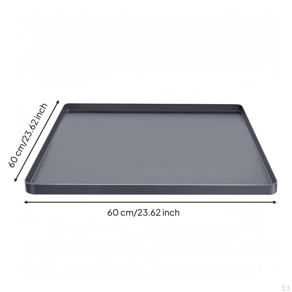 Silicone Tray with Raised Edges | leakresistant, Waterproof, Appliance Top Matting , for Laundry