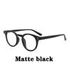 fashion New transparent point Plain glasses PC plain glass spectacles vintage eyeglass round frame glasses