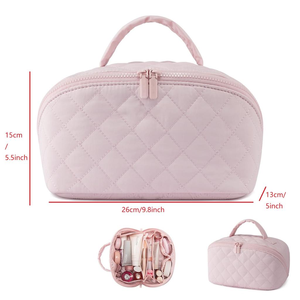 New Large Capacity Women's Cosmetic Bag Portable Travel Makeup Organizer Toiletry Bag
