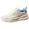 Anta Unrestrained Series Comfortable Simple Non-Slip Breathable Lightweight Low-Top Casual Shoes Men Sneaker White Red 912448816-2
