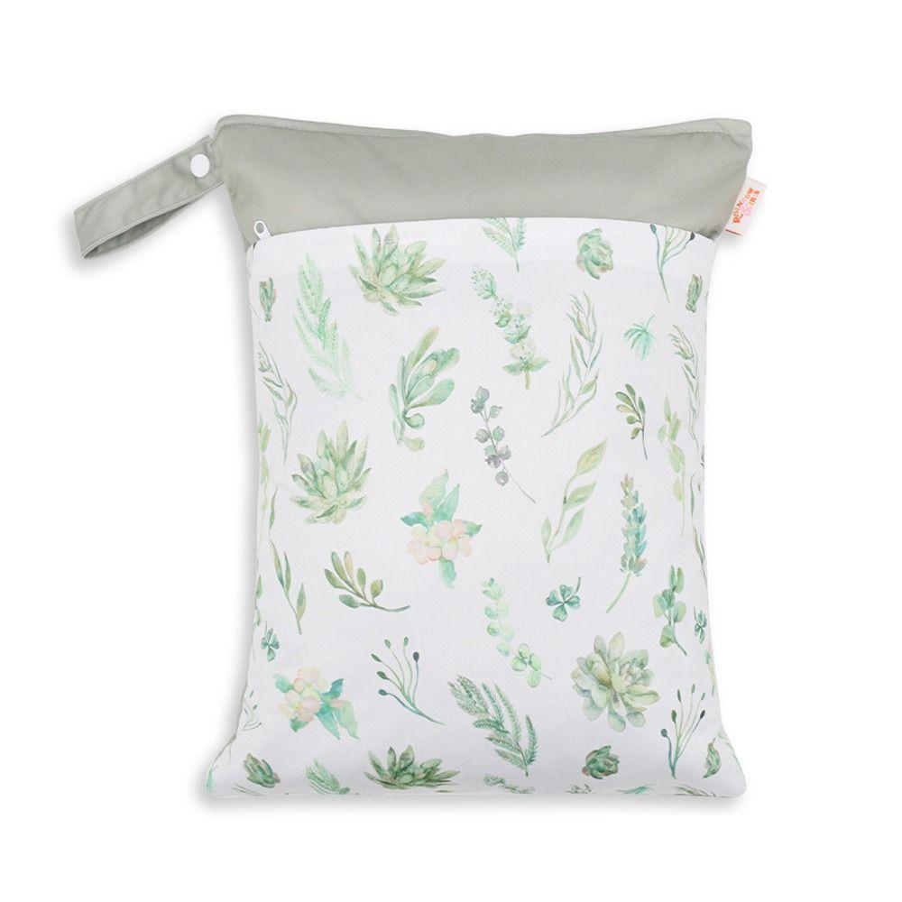 Travel High-Capacity Reusable Waterproof Wetbag Stroller Bag Zippered Double Cloth Diaper Bag