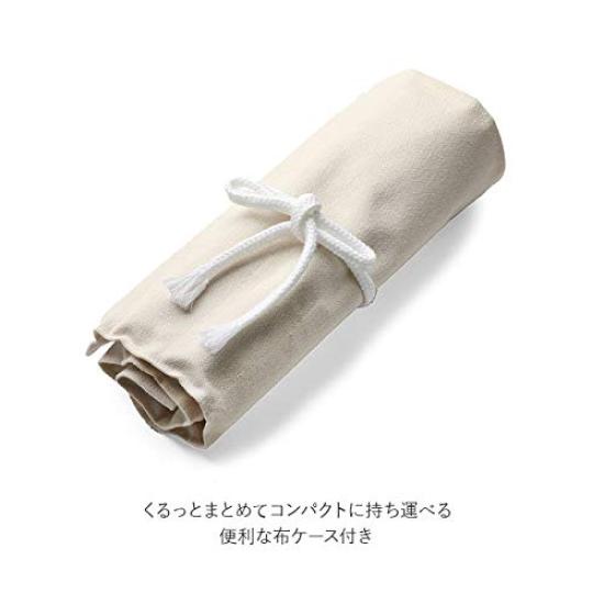 Yoshiharu Cutlery Premium Quality Tsukehaga Steel Yoshiharu Mitomo Carving Set in Cloth Custom-Made Knives, 10-Piece Case, W-10
