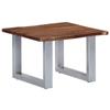 Day and Night - Day and Night Coffee Table Natural Edge Solid Acacia Wood 60x60x40 Cm