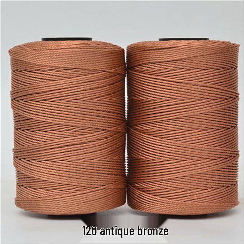 Filo per uncinetto e maglia in nylon a tre capi per borse, cappelli, scarpe, cuscini per seduta, seta ghiacciata e filato di lana.