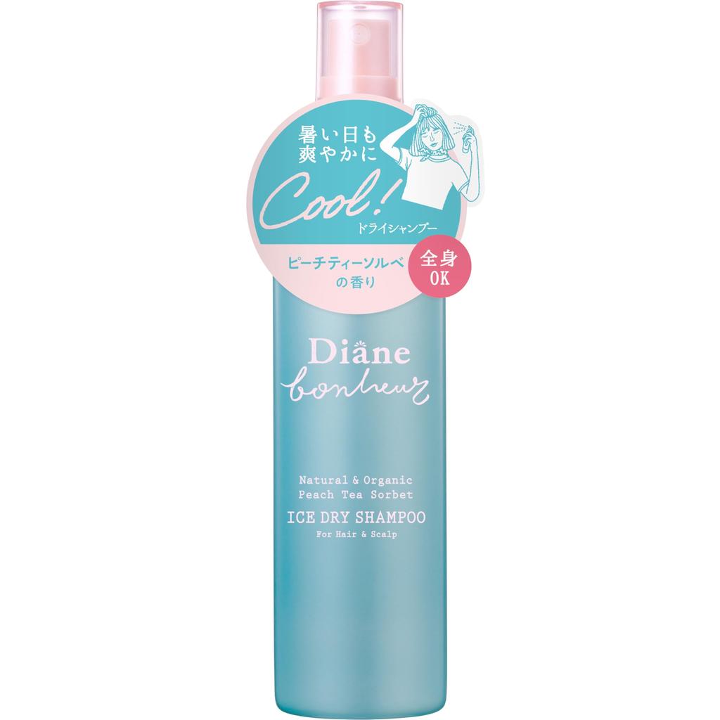 Diane Bonheur Ice Dry Shampoo Peach Tea Sorbet Scent 120ml Cool