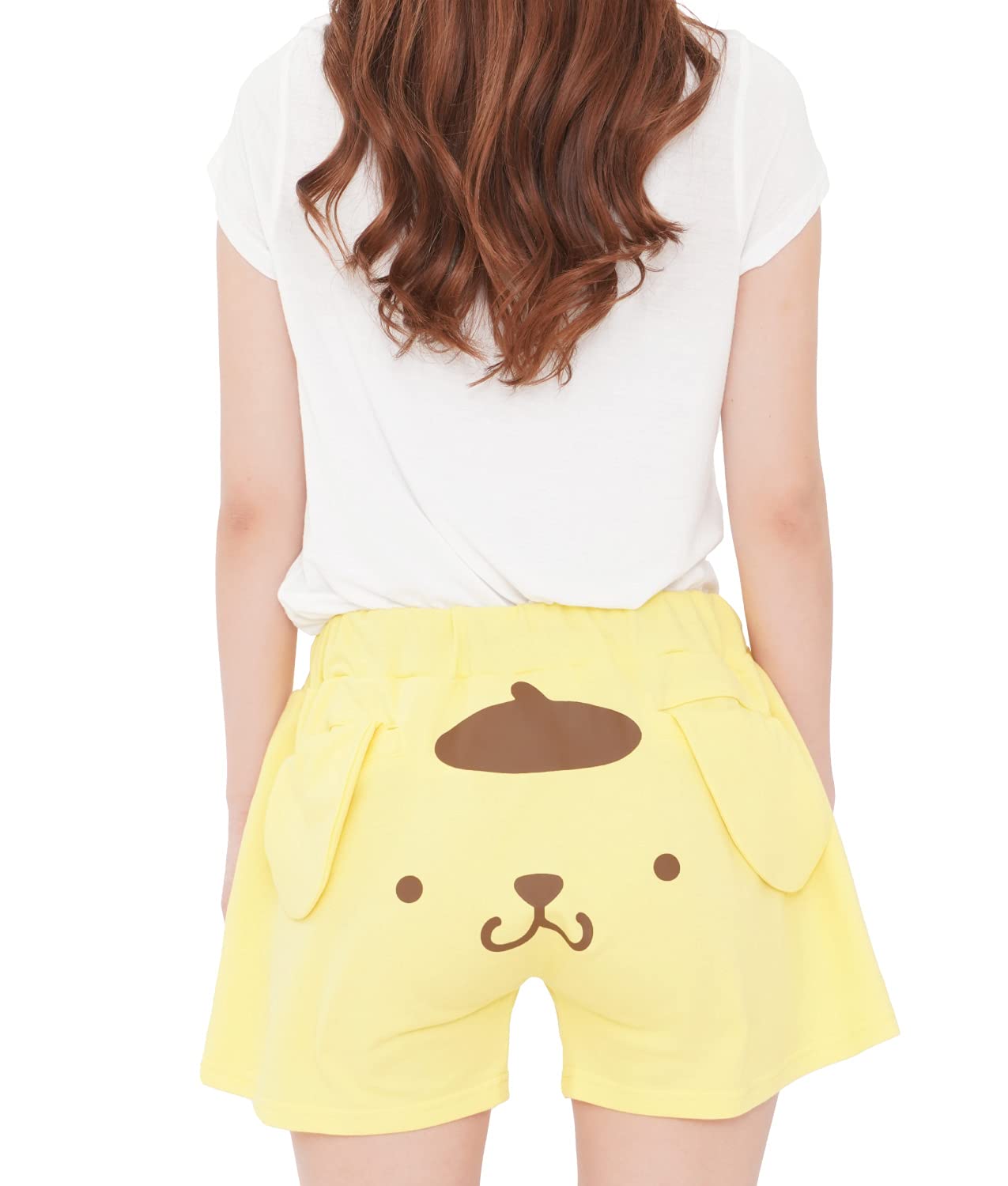 SAZAC Pompompurin Costume Sizes Shorts, Yellow, Women s M-L, SAN-1323