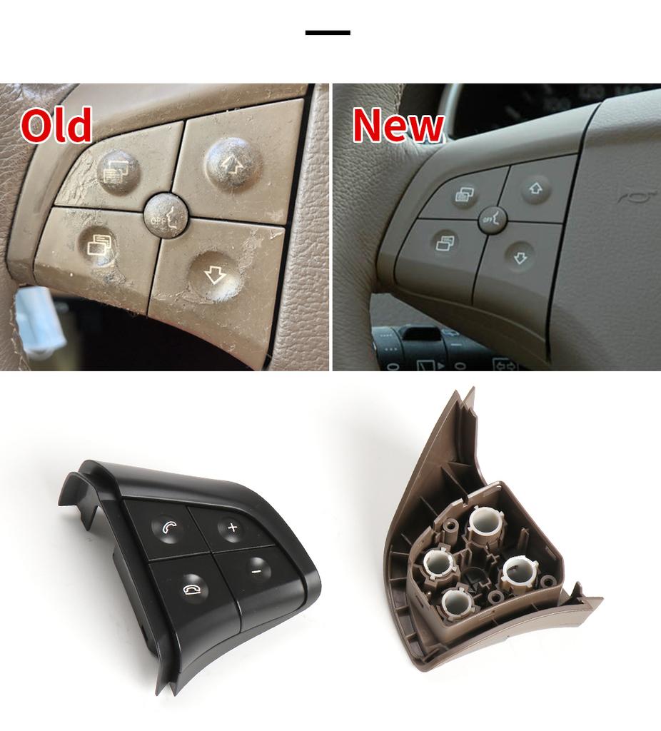For Mercedes W164 W245 W251 Steering Wheel Switch Control Buttons Car Multi-function Switch Buttons For Benz GL ML R B Class