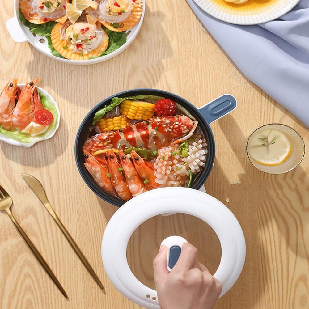 Double Layer Electric Cooking Machine 1.7L Electric Hot Pot Mini Rice Cooker  Rental House