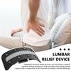 Back Stretcher Waist Support Relieving Board Adjustable Lumbar Stretcher Multi-Level Adjustable Waist Neck Fitness massage
