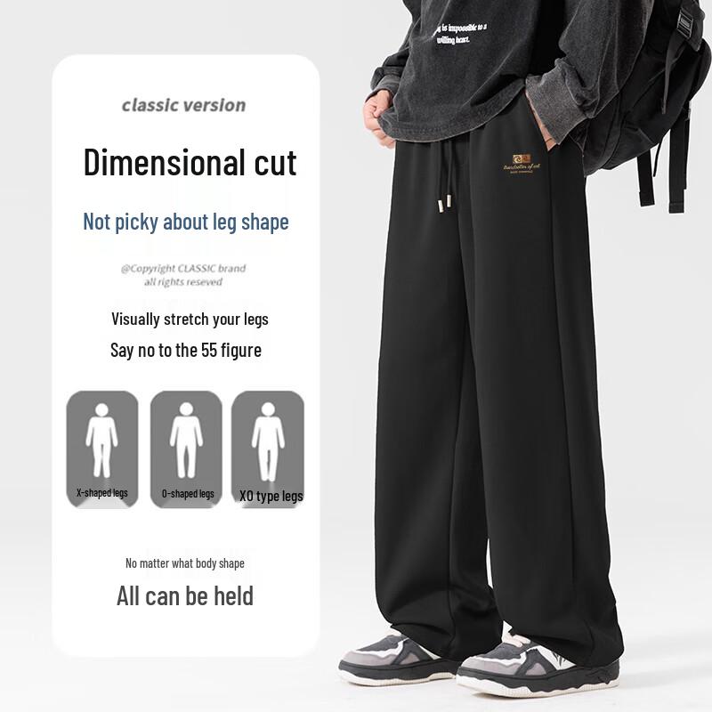 Mark Fairwhale Men's Loose Straight-Leg Casual Pants