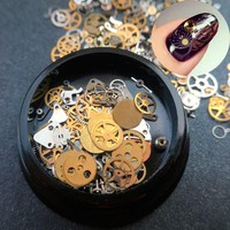 

Изысканные сплавы Стимпанк Шестеренки Маникюр DIY Инструменты для украшения Металлические Креативные Аксессуары для ногтей