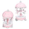 Luminous Carousel Music Box European Style Color Changing Carousel Music Box for Friends Spouse