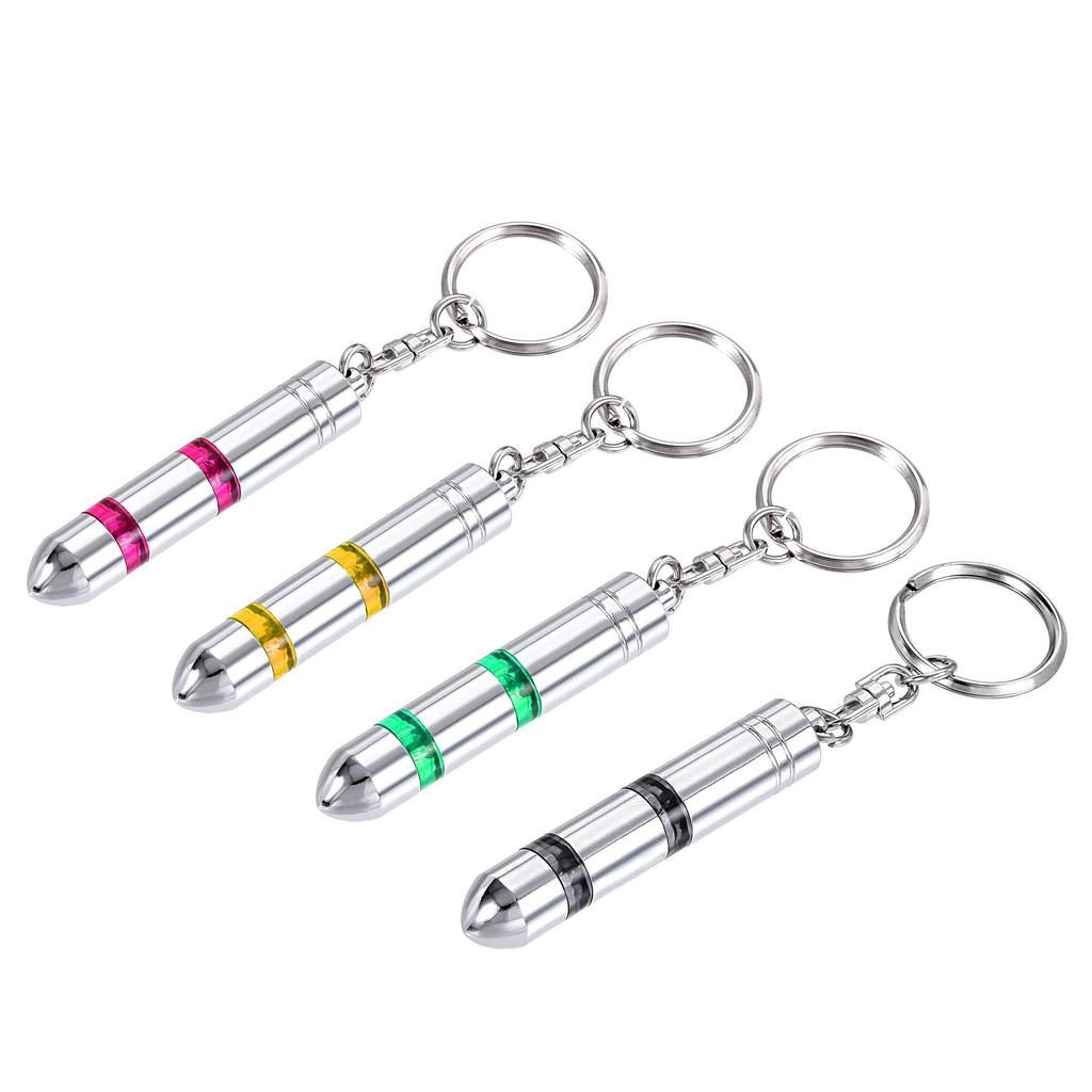 uxcell Keychain for Human Static Secondary Discharge ESD Keychain with Chrome Plated Surface and Magnetic Head 1 Anti-Static Body/Car, Eliminator,