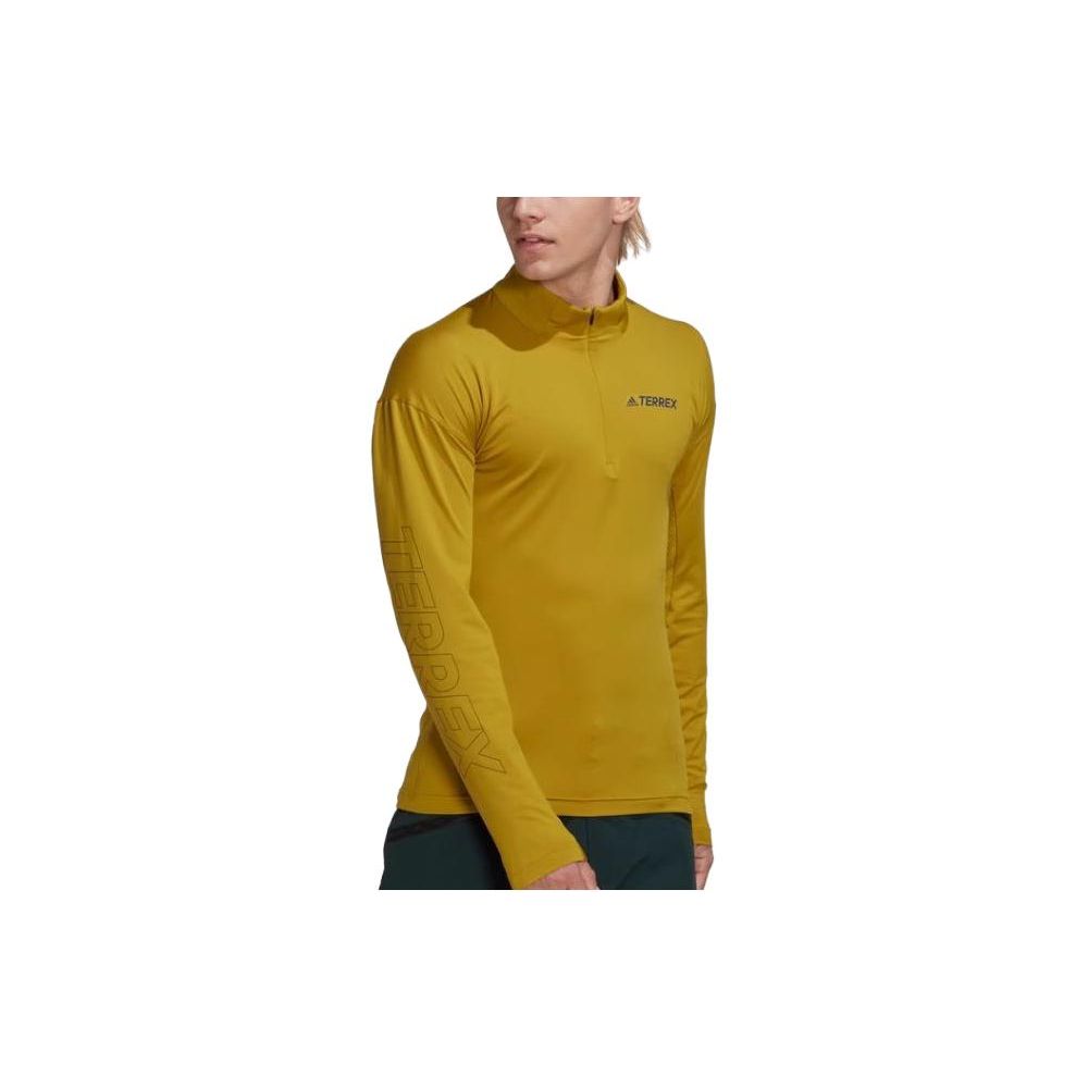 

Adidas Футболка с длинным рукавом и воротником-стойкой, функциональная, мужская, с принтом букв, цвет Pulse-Olive-Green H51029 XS