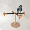 Bird Wood Perch Rotating Molar Stand for Parrots Conure Supplies Budgies Grinding Scratchers for Small Medium Parrots