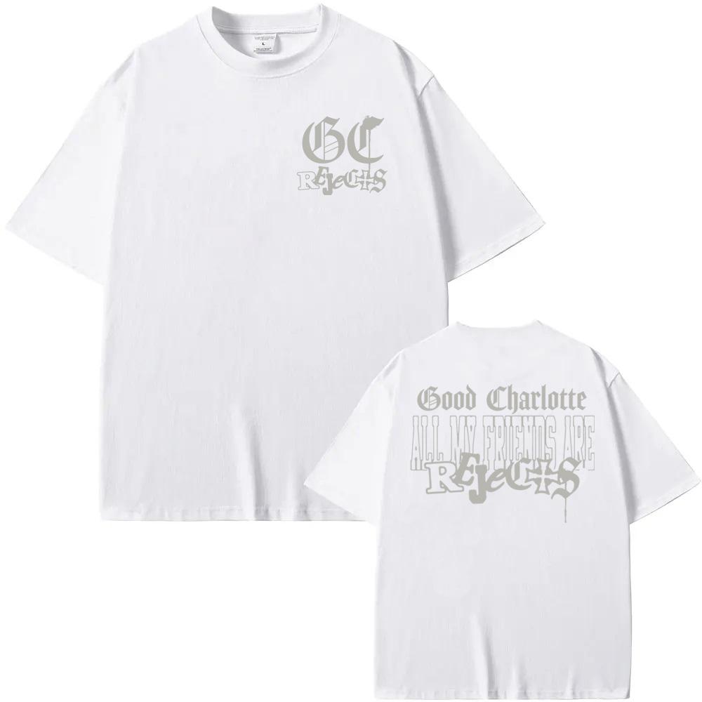 Good Charlotte T Shirt Graphic Printing Hip Hop Cotton Tee-shirt Short Sleeve Gothic Tshirt Unisex High Quality Men Women Tops