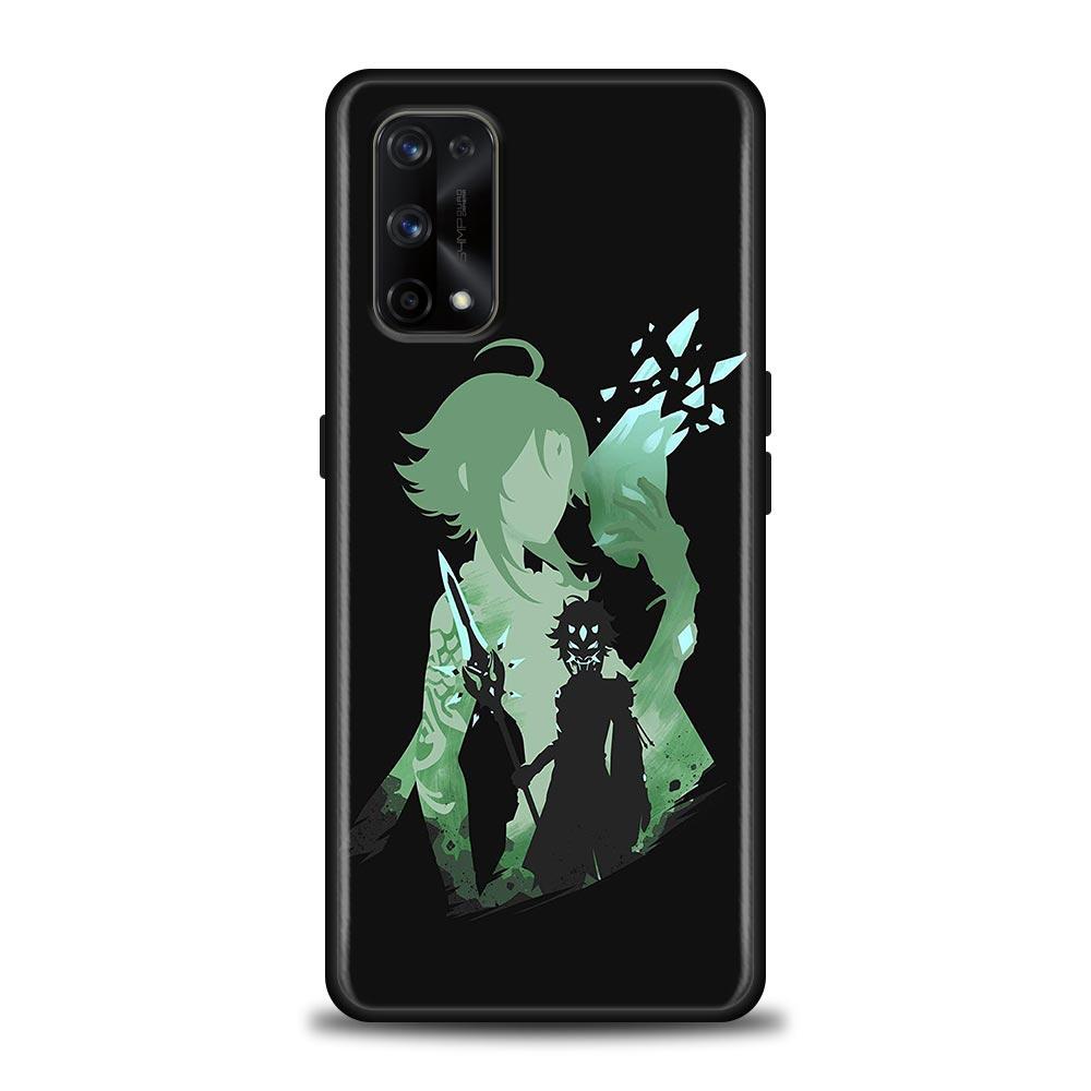 

Genshin Impact аниме игровой чехол для телефона для Oppo Realme 8i 8 9 7 6 5 Pro 9i 7i 5i 6i XT 5G чехлы мягкий силиконовый чехол Realme 8Pro Realme 9 Pro Plus