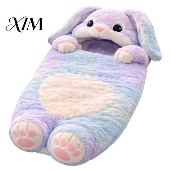 Weicher Schlafsack Plüschhase Umschlag für Kinder, Winter Hase Schlafsack, Flauschiger Sack Kleinkinder Jungen Mädchen