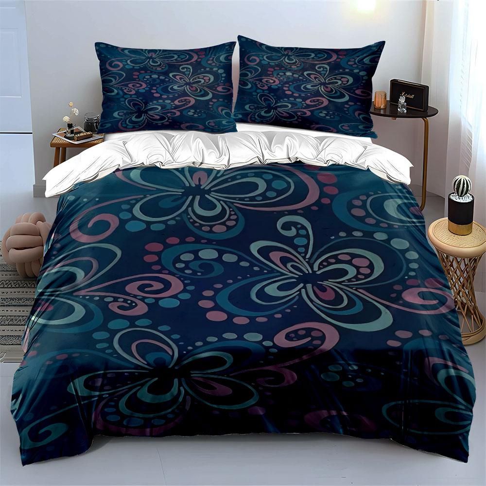 Abstract Floral Swirl Pattern. Bedding Sets Duvet Cover Sets Duvet Covers Pillowcases(1* Duvet Cover 2* Pillowcases Without Duvet Insert)