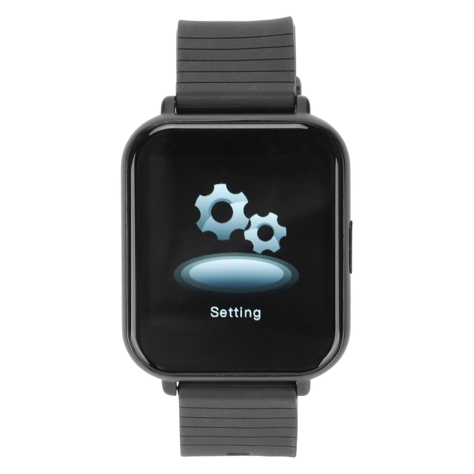 

Z3 1,54-дюймовые смарт-часы с цветным экраном IPS 240x240, водонепроницаемые фитнес-часы с измерением сердечного ритма, черные чёрный