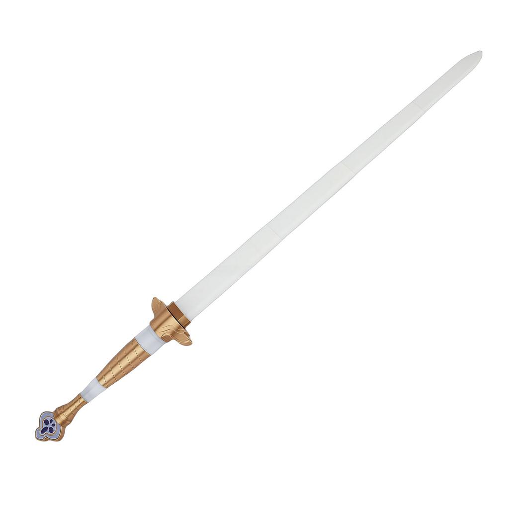 3D Printed Cosplay Costume Sword Retractable Anime Sword Toy Prop with Rune for Movie Collectors Collectible Fan Gift