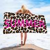 Large Ocean Scenery Beach Towel Polyester Quick Dry Sandproof Bath Towels Tropical Palm Tree Summer Outdoor Pool Travel Blanket